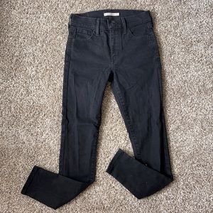 Levi’s 720 High Rise Super Skinny Black Jeans